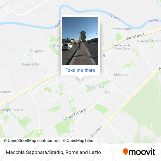 Macchia Saponara/Stadium map