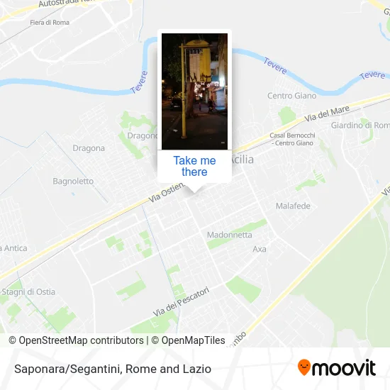 Saponara/Segantini map