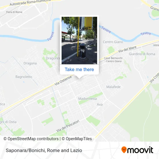 Saponara/Bonichi map