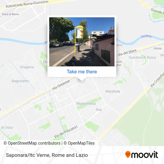 Saponara/Itc Verne map