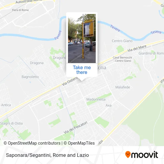 Saponara/Segantini map