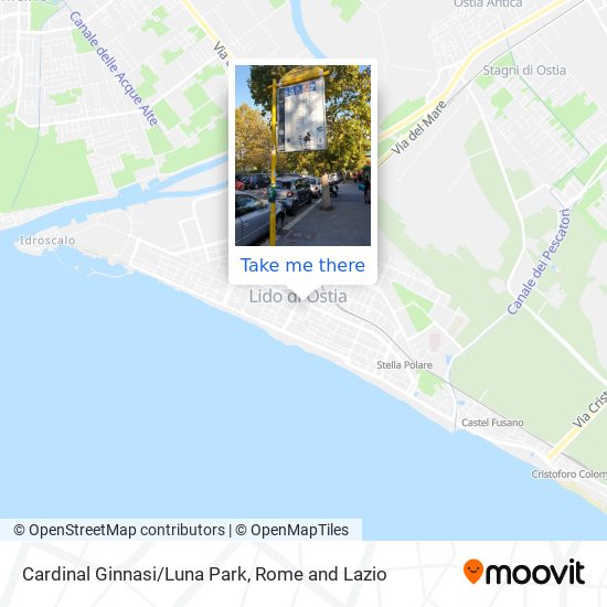 Cardinal Ginnasi/Luna Park map