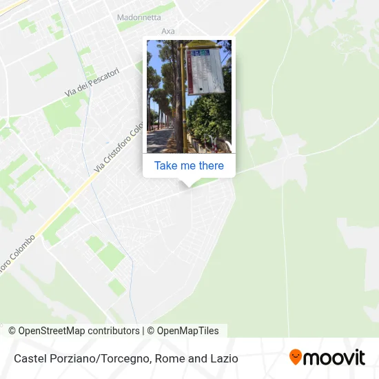Castel Porziano/Torcegno map