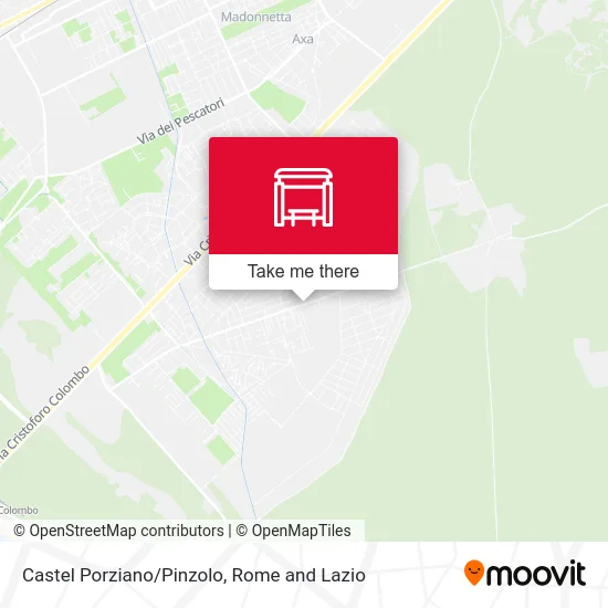 Castel Porziano/Pinzolo map