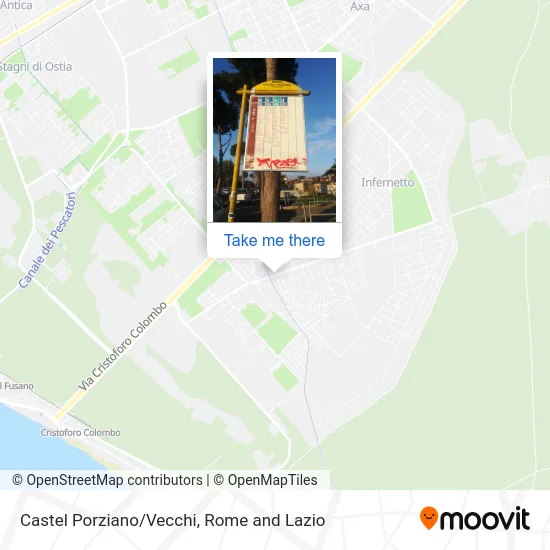 Castel Porziano/Vecchi map