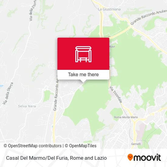 Casal Del Marmo/Del Furia map