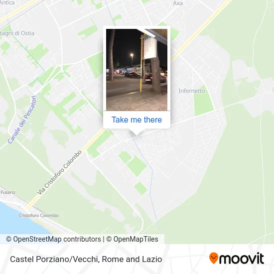 Castel Porziano/Vecchi map