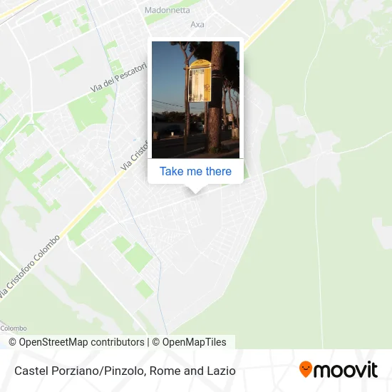 Castel Porziano/Pinzolo map
