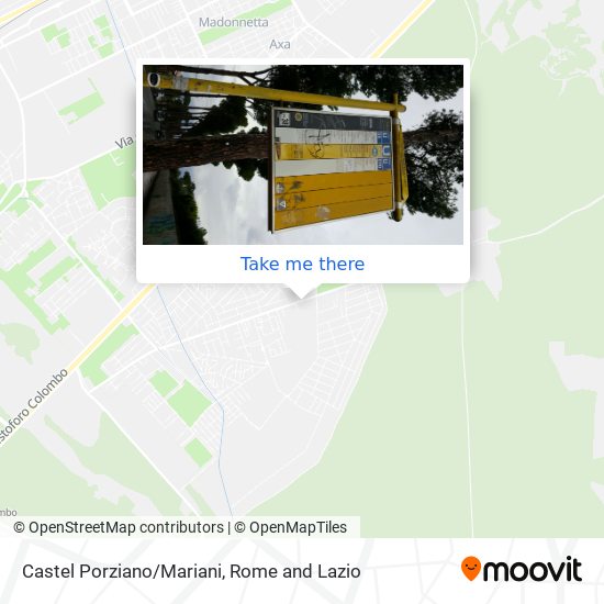 Castel Porziano/Mariani map