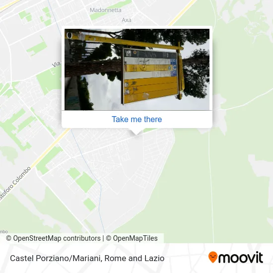 Castel Porziano/Mariani map