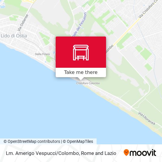Lm. Amerigo Vespucci/Colombo map