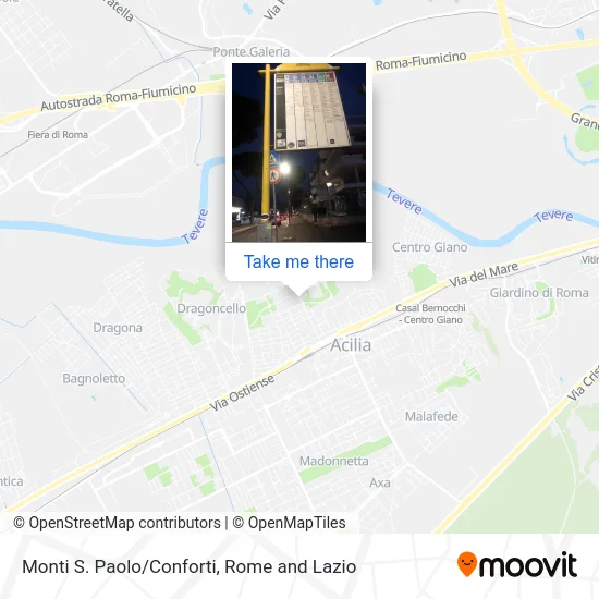 Monti S. Paolo/Conforti map