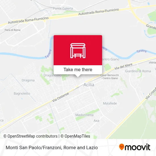 Monti San Paolo/Franzoni map