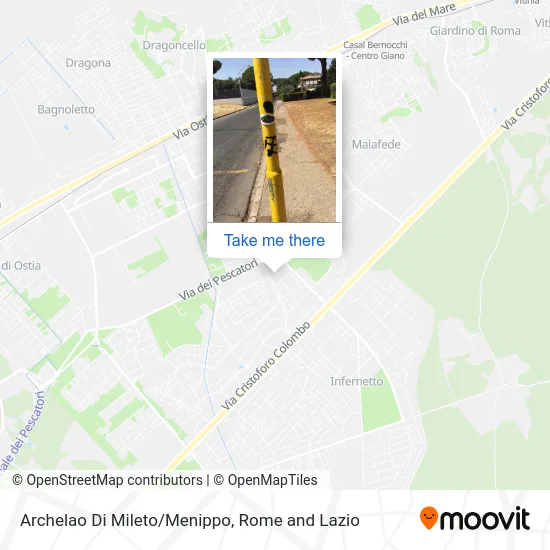 Archelao Di Mileto/Menippo map