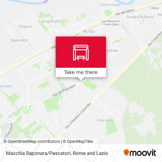Macchia Saponara/Pescatori map