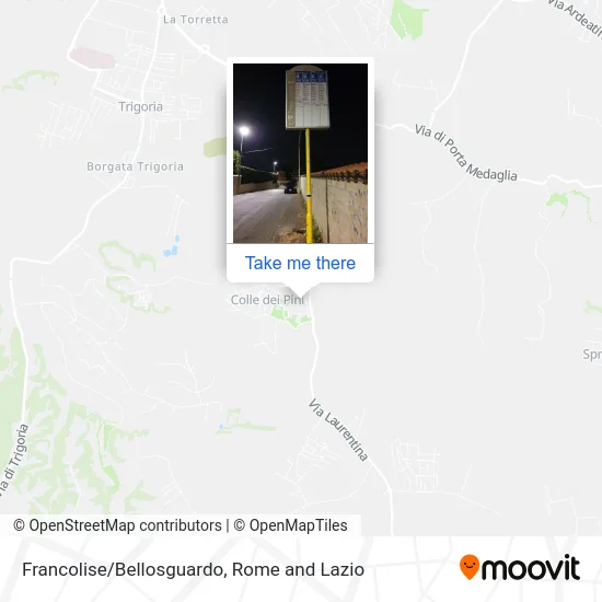 Francolise/Bellosguardo map