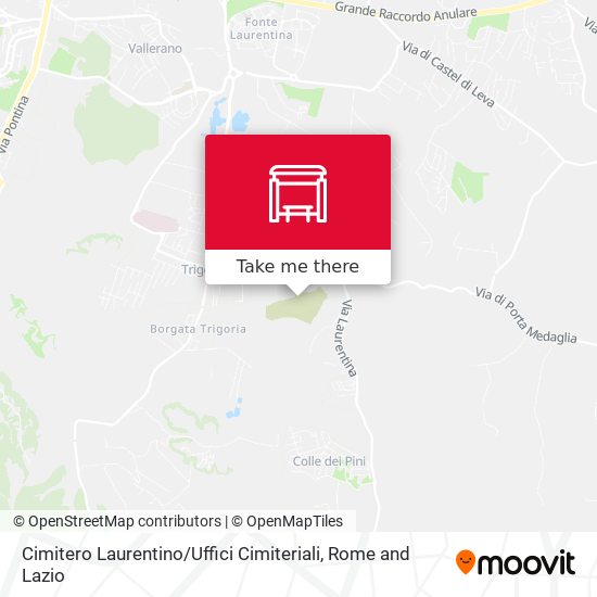 Cimitero Laurentino / Uffici Cimiteriali map