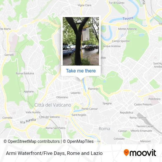 Armi Waterfront/Five Days map