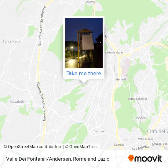 Valle Dei Fontanili/Andersen map