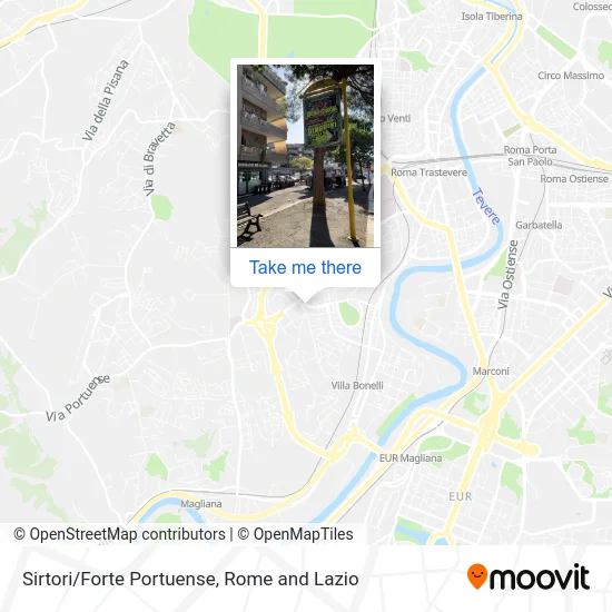 Sirtori/Forte Portuense map
