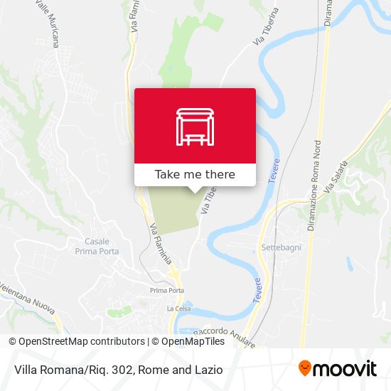 Villa Romana/Riq. 302 map