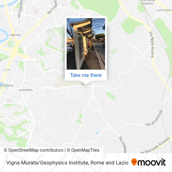 Vigna Murata / Geophysics Institute map