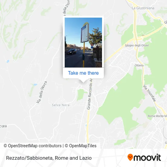 Rezzato/Sabbioneta map