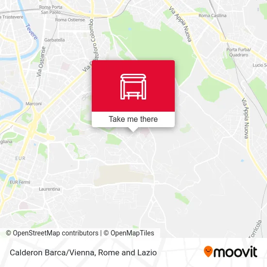 Calderon Barca/Vienna map