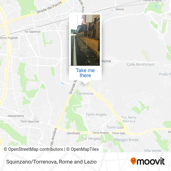 Squinzano/Torrenova map