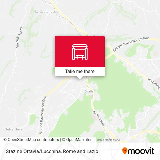 Ottavia Station/Lucchina map