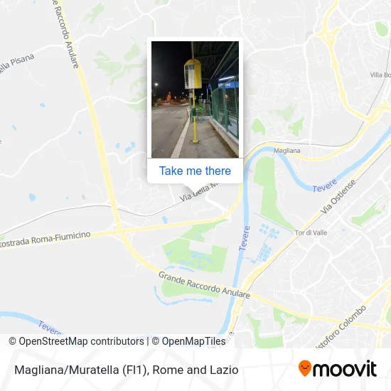 Magliana/Muratella (Fl1) map