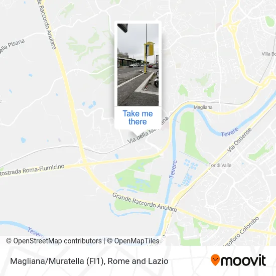 Magliana/Muratella (Fl1) map