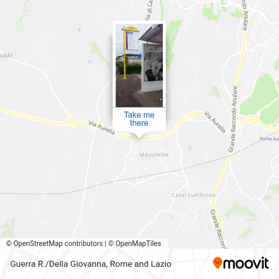 Guerra R./Della Giovanna map