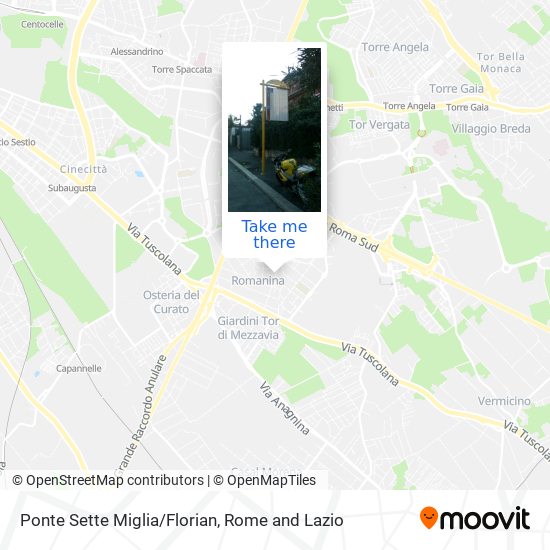 Ponte Sette Miglia/Florian map
