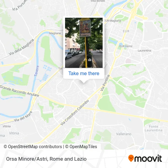 Ursa Minor/Stars map