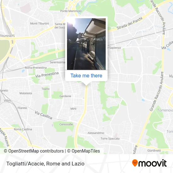 Togliatti/Acacie map