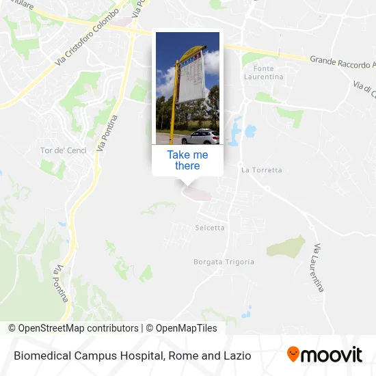 Biomedical Campus Hospital map