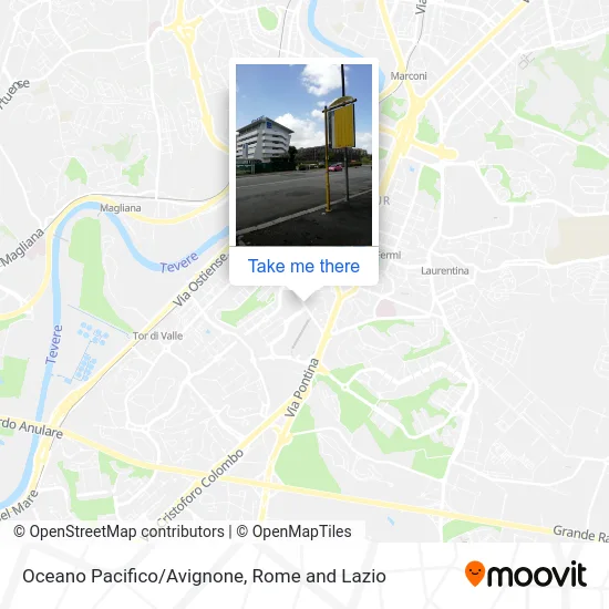 Pacific Ocean/Avignon map