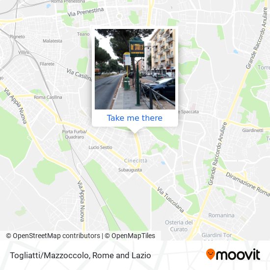 Togliatti/Mazzoccolo map