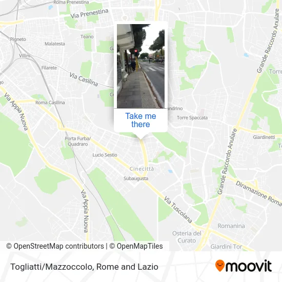 Togliatti/Mazzoccolo map