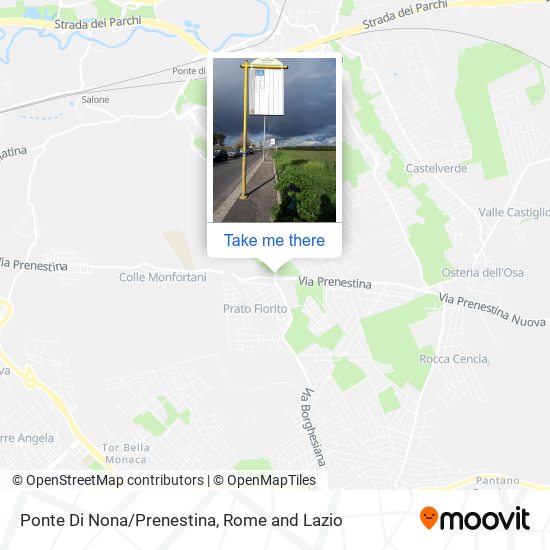 Ponte Di Nona/Prenestina map