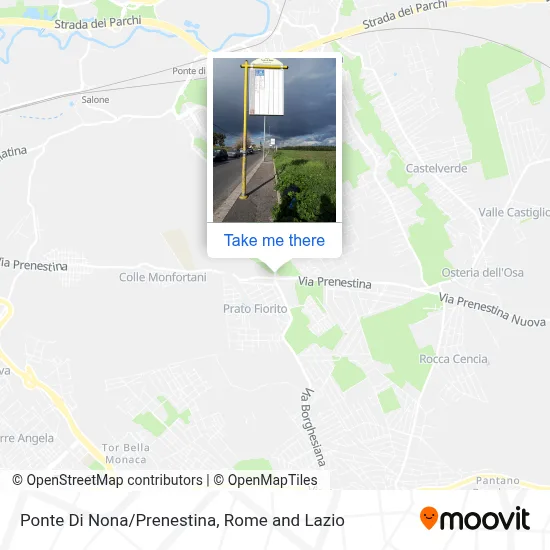 Ponte Di Nona/Prenestina map