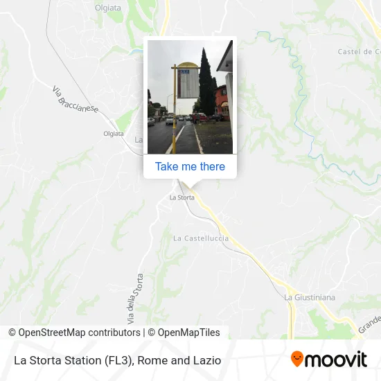 La Storta Station (FL3) map