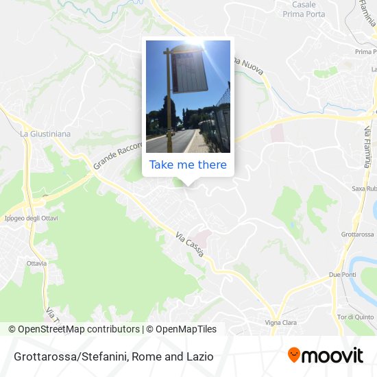 Grottarossa/Stefanini map