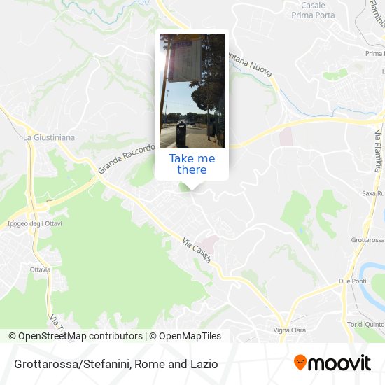 Grottarossa/Stefanini map