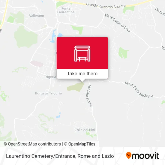 Laurentino Cemetery/Entrance map