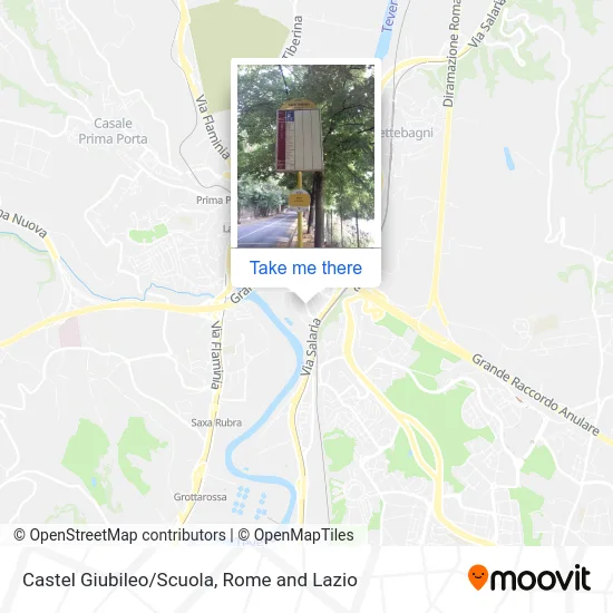 Castel Giubileo/School map