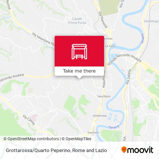 Grottarossa/Quarto Peperino map
