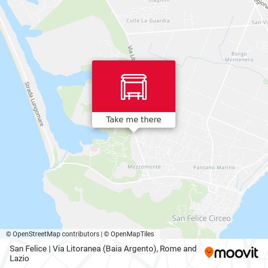 San Felice | Via Litoranea (Baia Argento) map