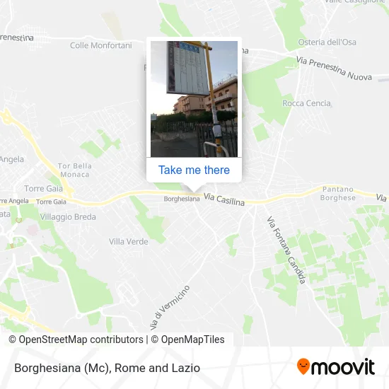 Borghesiana (Mc) map